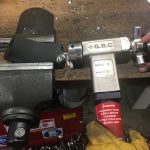 GBC Mini K Cordless Pipe Bevelling Machine with Elbow Locking Shaft